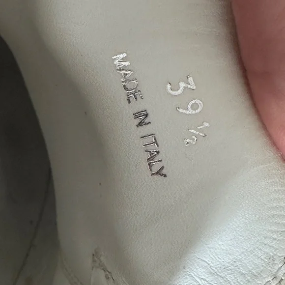 Prada White Leather Mule Loafers - Picture 4 of 6